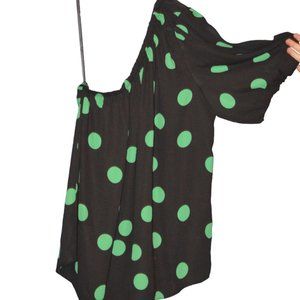 NWT Cato polka dot one sleeve